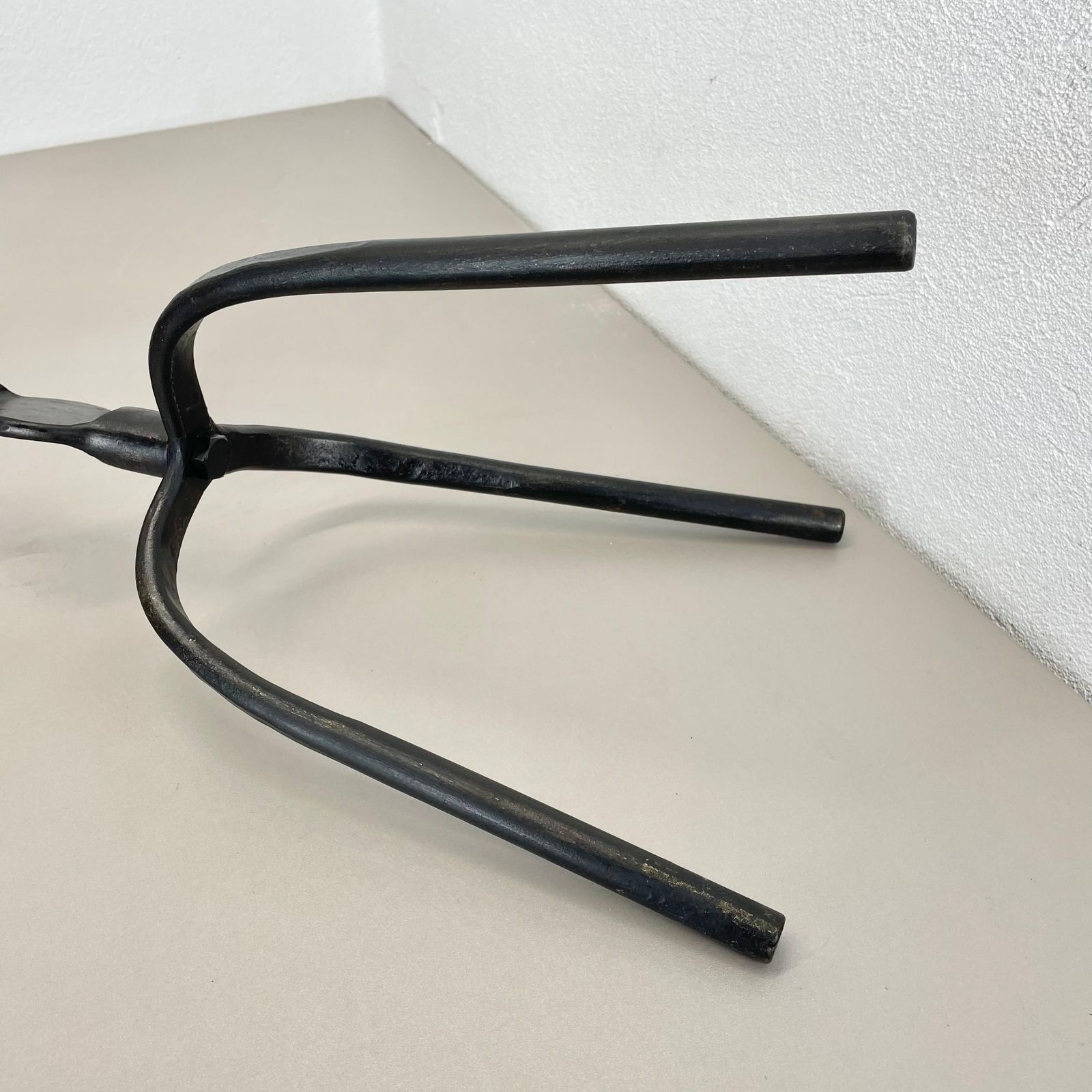 Home Decor Xl 75cm Modernist Sculptural Brutalist Metal Floor Candleholder, Germany, 1970s photo