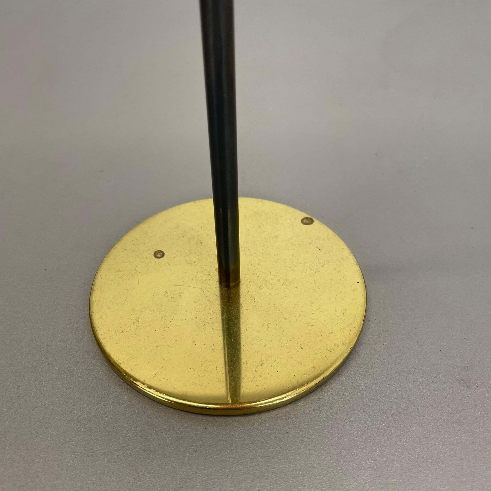 photo furniture Large 43cm Brass Glass Candleholder Made By Hans Agne Jakobsson Ab, Sweden 1960s