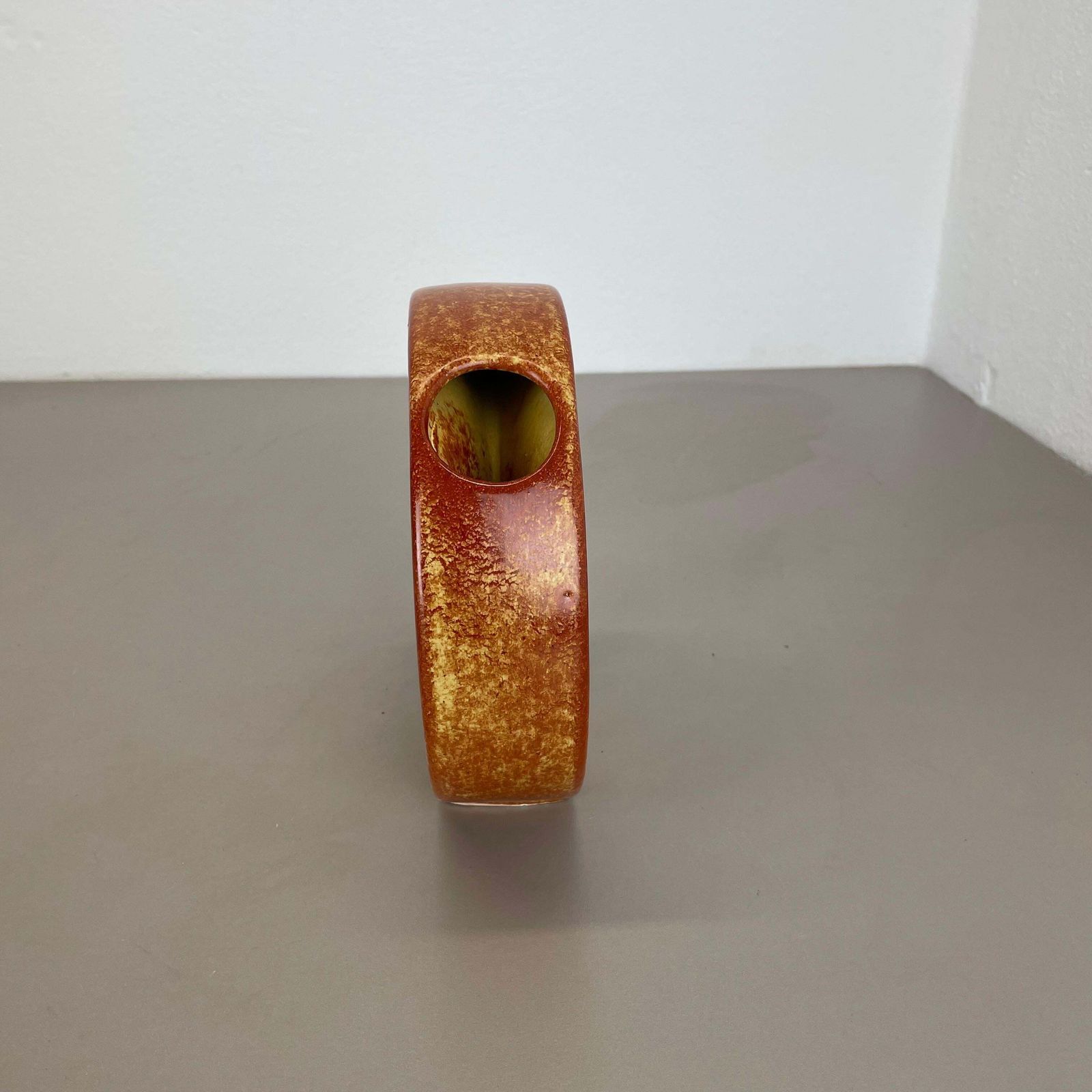 photo for sale Unique Ceramic Studio Pottery Vase By Bertoncello Schiavon Ceramics, Italy 1970s