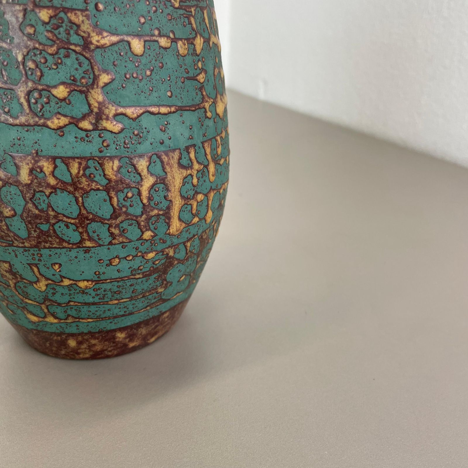 Large 25cm Ceramic Brutalist Vase Fat Lava Carstens Tönnieshof, Germany, 1970s photo buy