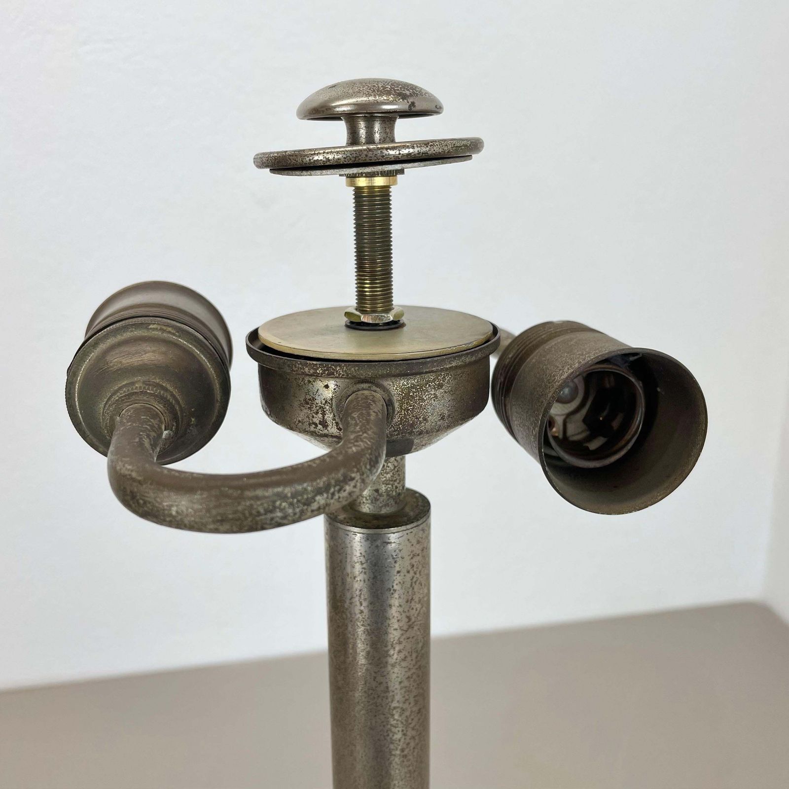Lighting Black Kaiser Idell 6604 Bauhaus Desk Light By Christian Dell, Germany, 1930s photo