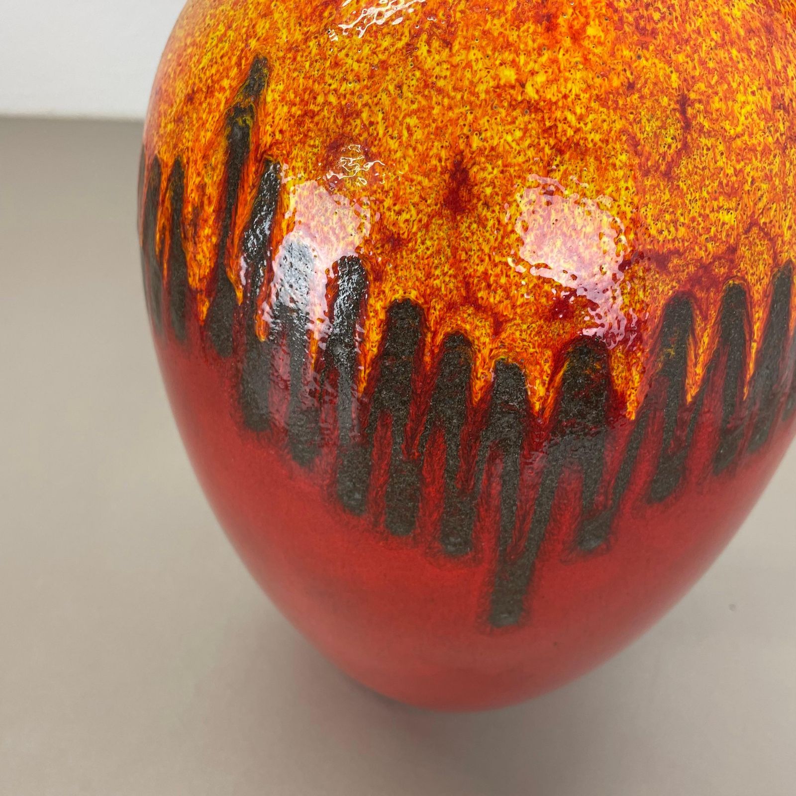 Large Pottery Fat Lava "Lora Style" 279 38 Floor Vase Made By Scheurich, 1970s photo buy