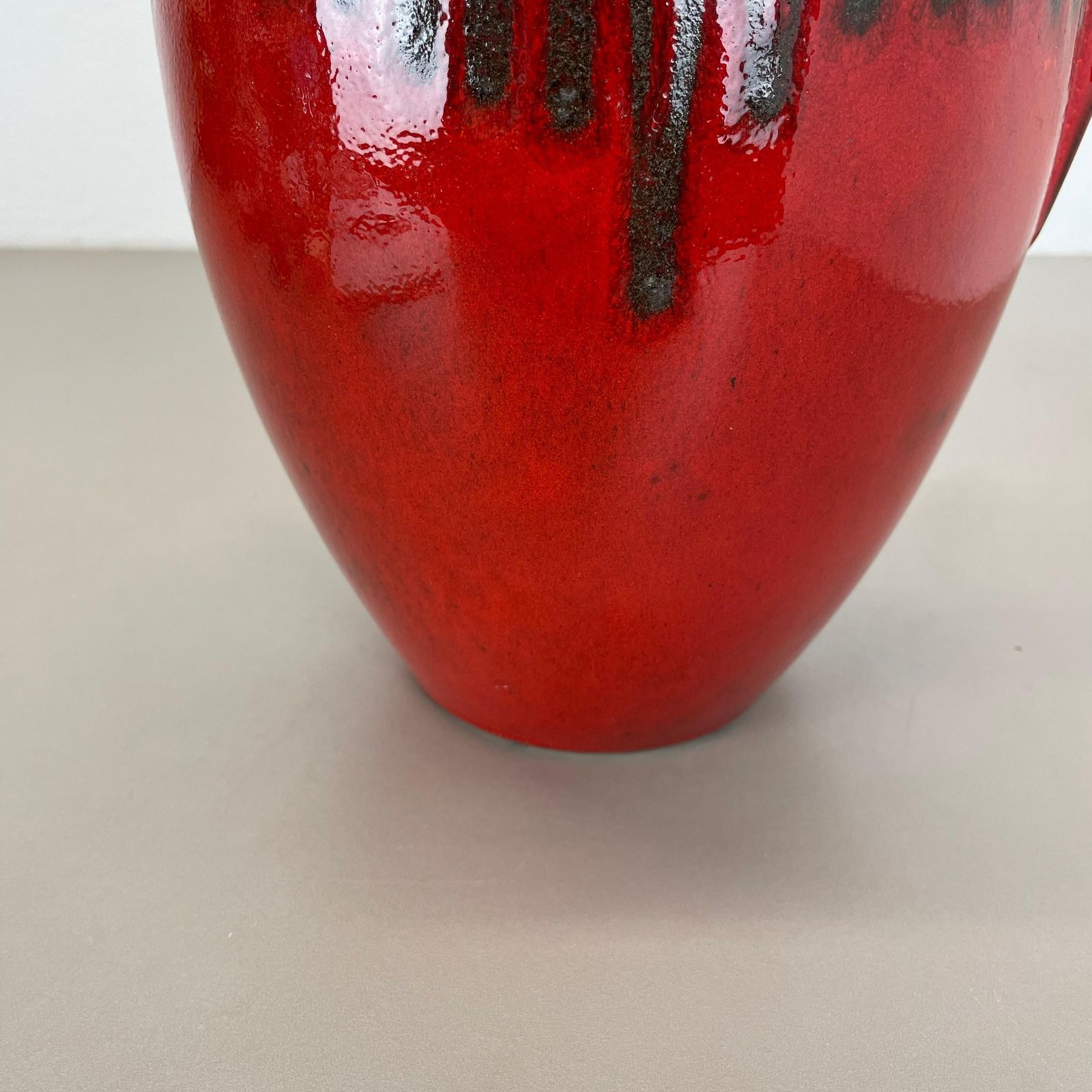 Large Pottery Fat Lava "Lora Style" 279 38 Floor Vase Made By Scheurich, 1970s photo vintage