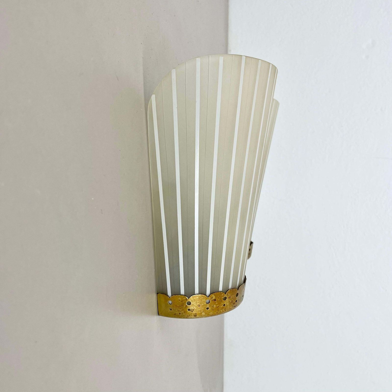 Set Of 2 "Media" Wall Light By Wilhelm Wagenfeld, Peill + Putzler, Germany, 1950 photo furniture