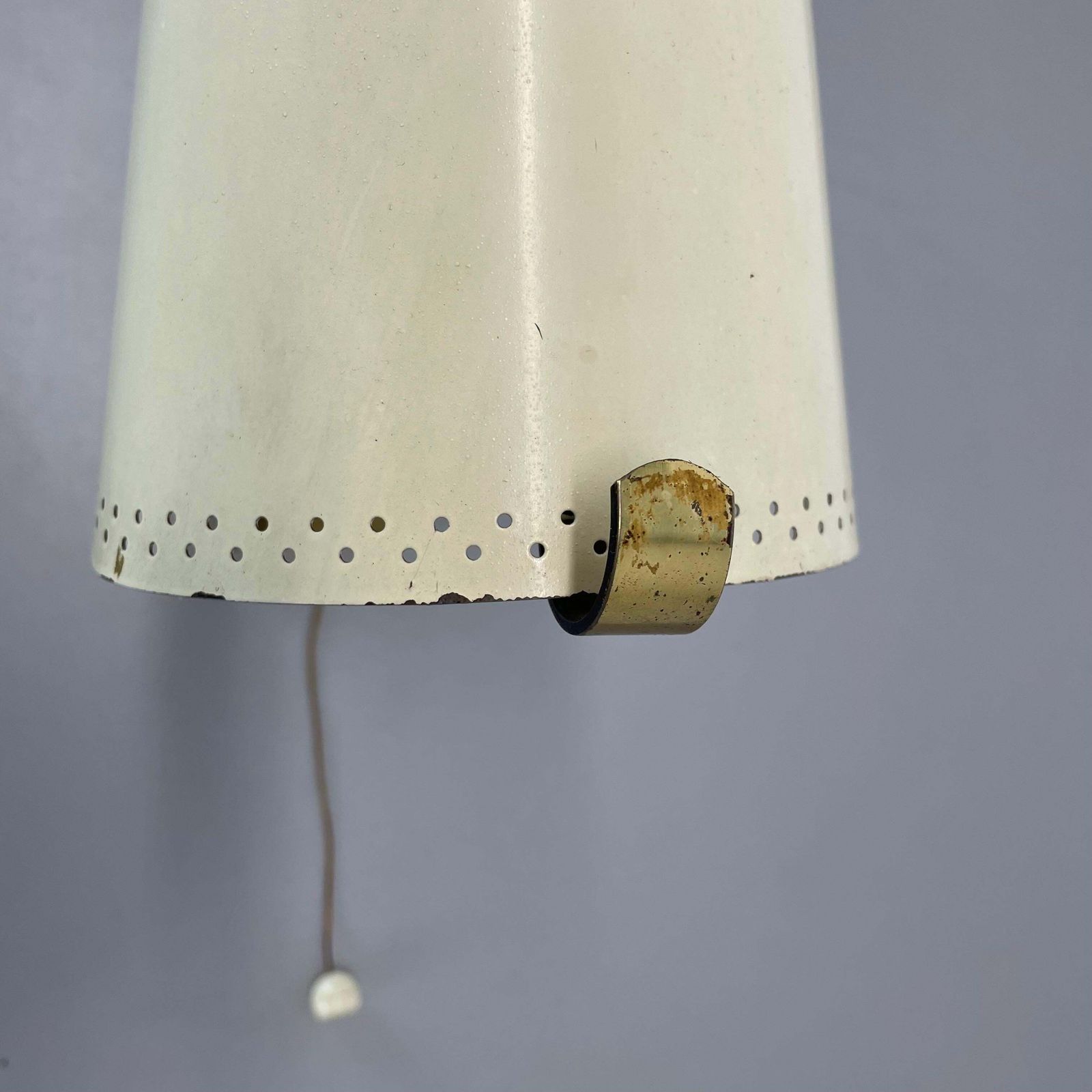 Rare Adjustable Brass Stilnovo Style Theatre Wall Ceiling Light, Italy 1950s photo vinterior
