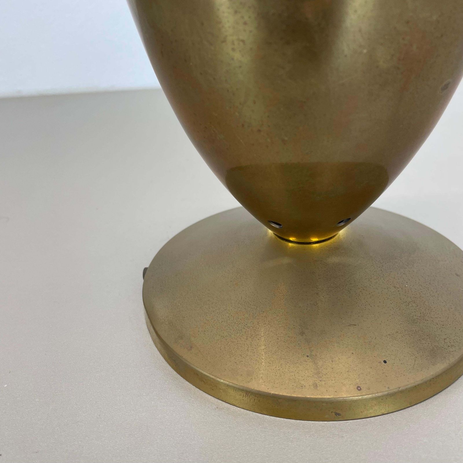 Unique Brass Spot Gino Sarfatti Style Ceiling Light Flushmount Italy 1950s photo 708.0