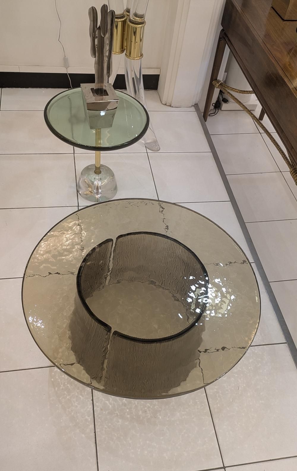 photo for sale Smoked Glass Cocktail Table