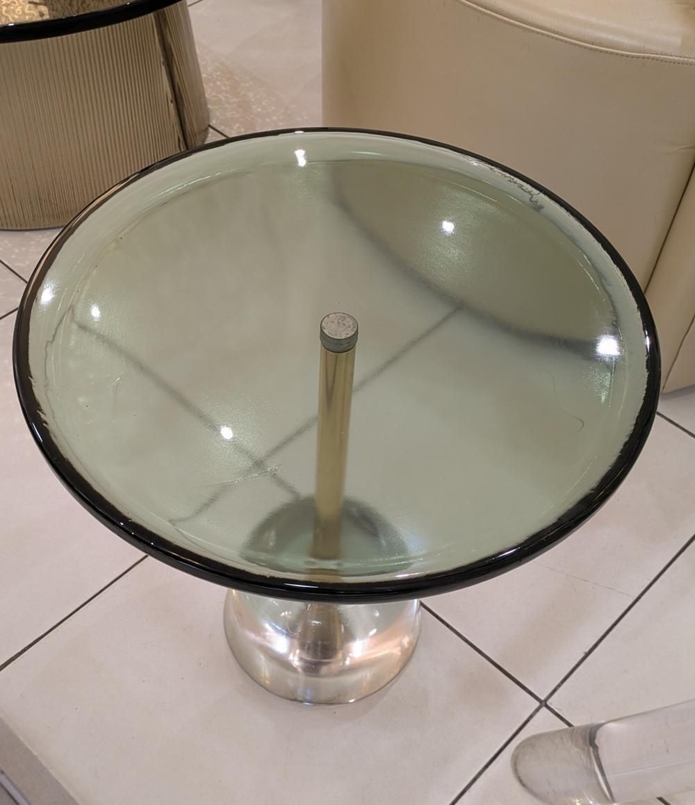 Small Glass Gueridon / End Table photo Furniture