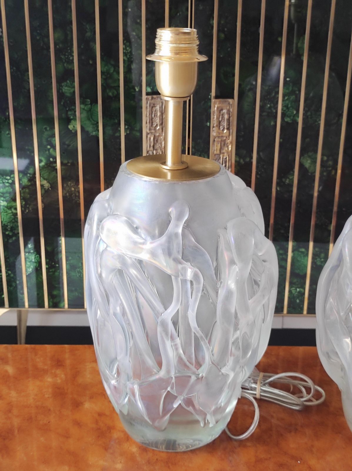 Pair Of Murano Glass Table Lamps photo vinterior