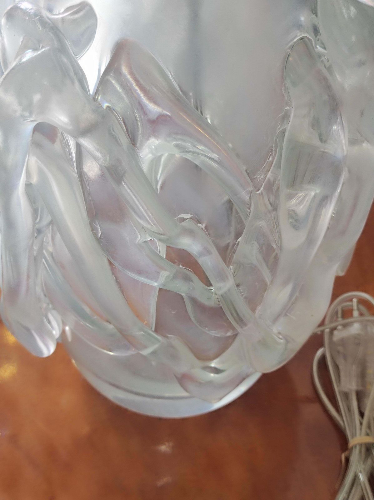 photo vinterior Pair Of Murano Glass Table Lamps