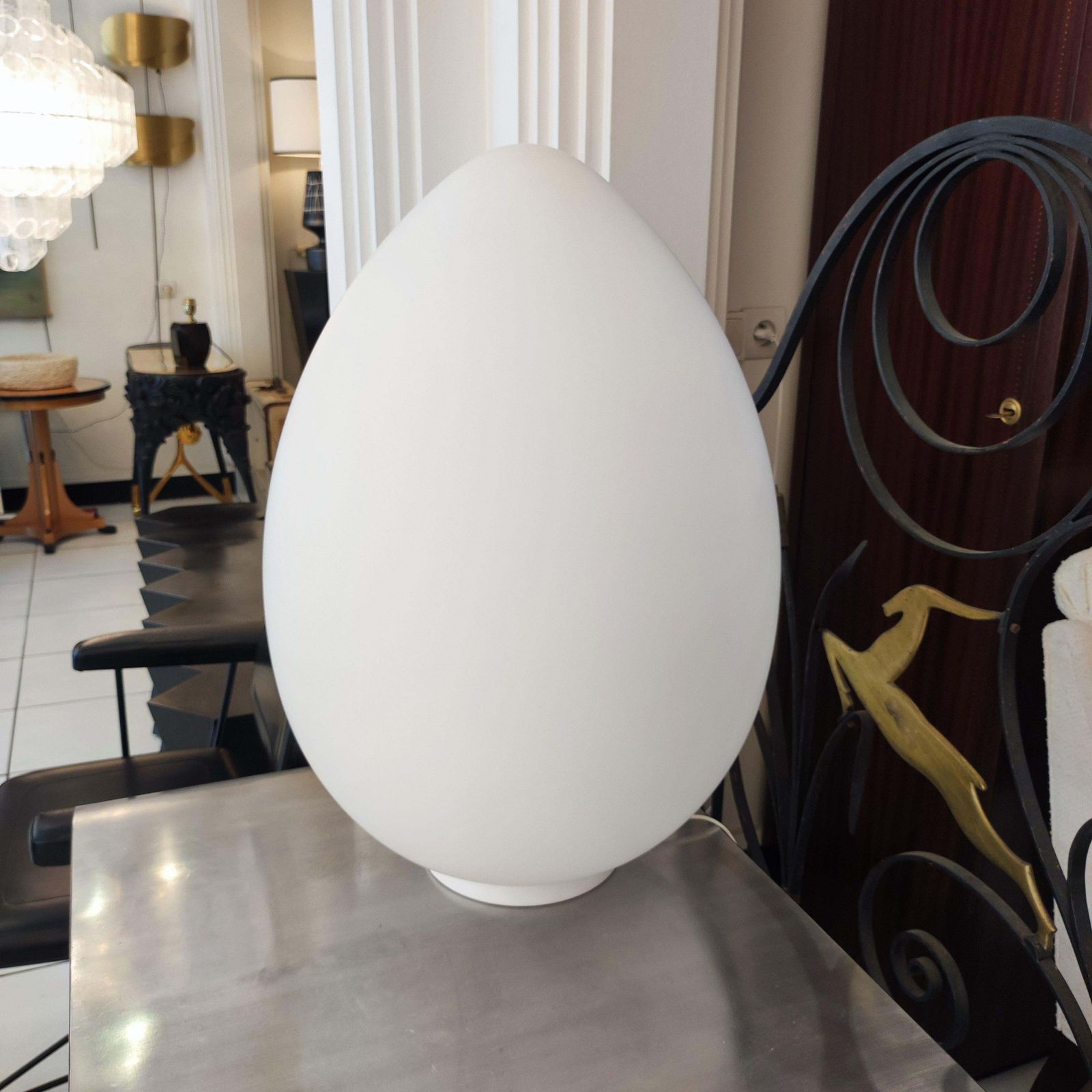 "Egg" Table Lamp In The Taste Of Uovo Lamp By Ben Swildens photo furniture