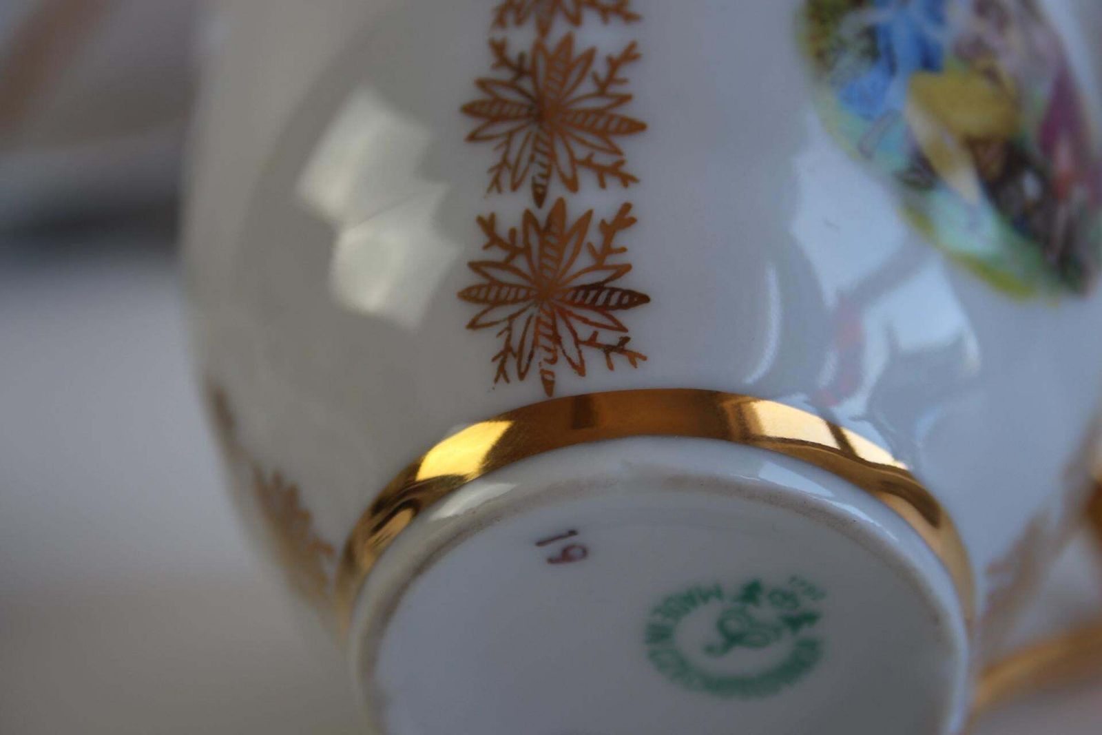Set Of 6 Vintage Epiag Czech Porcelain Demitasse Cups And Saucers photo buy