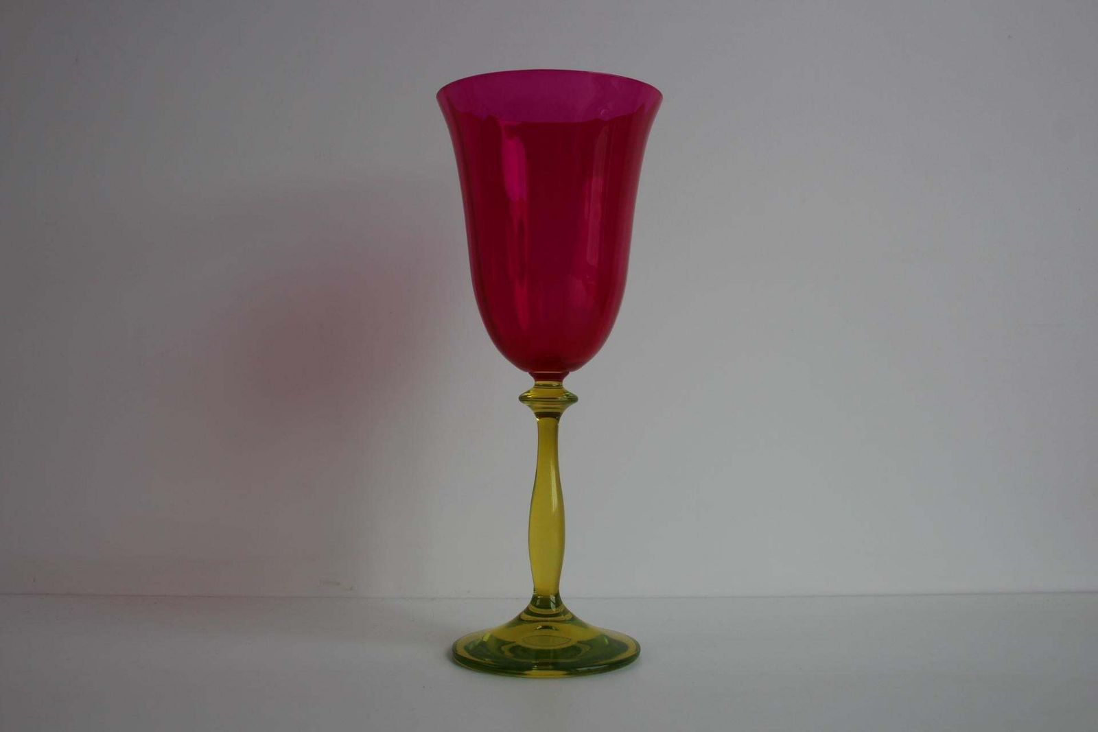 Vintage Crystalex Wine Glasses Set Of 6 – Bohemian Glass, Czech Republic, 1990s photo Home Decor