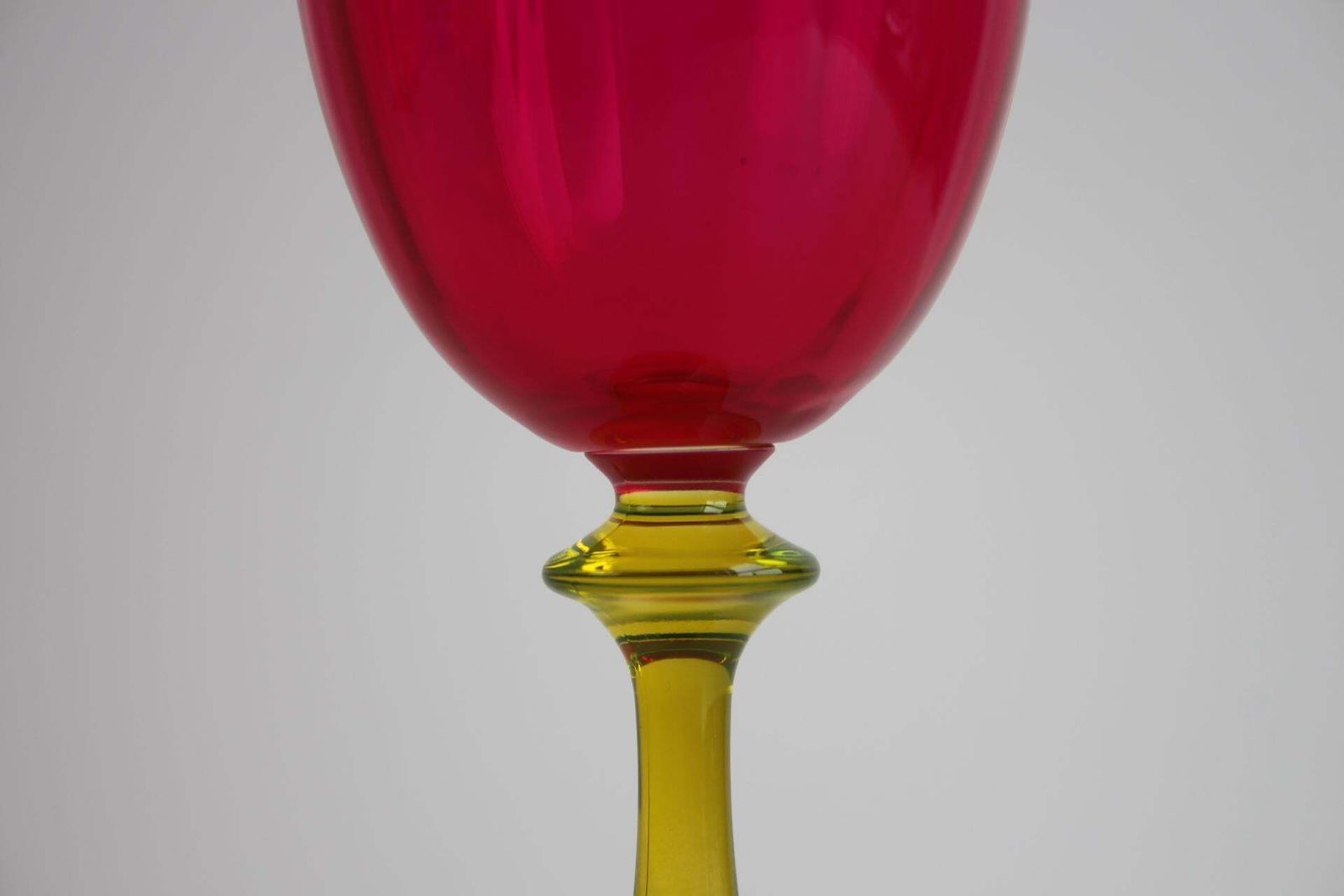 Vintage Crystalex Wine Glasses Set Of 6 – Bohemian Glass, Czech Republic, 1990s photo vinterior