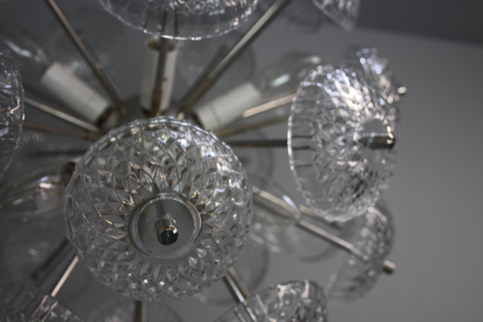 Mid Century Modern Dandelion Sputnik Chandelier, By Kamenicky Senov, 1960s photo 857.0