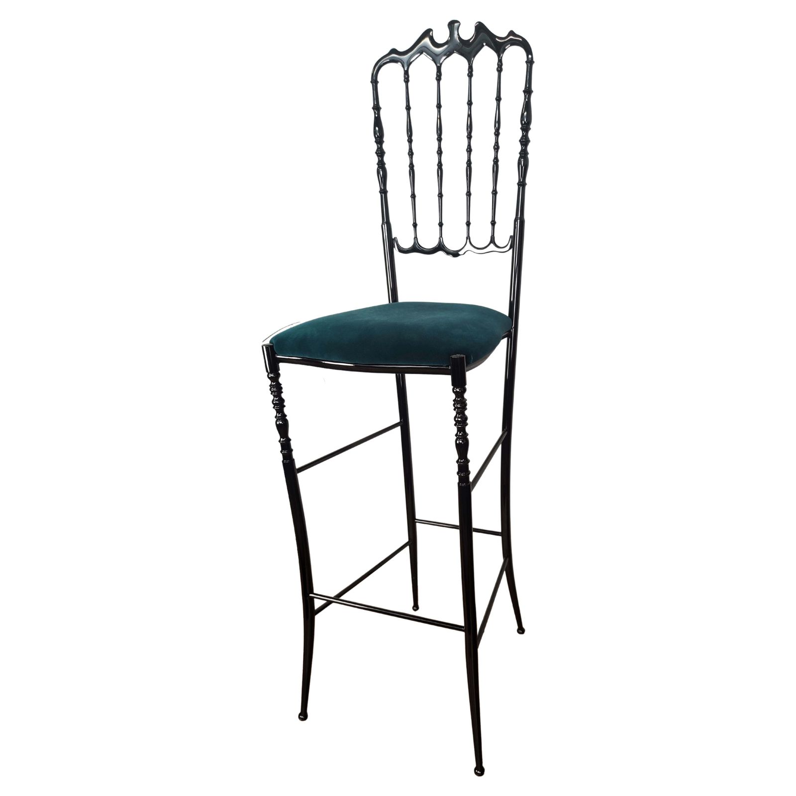Italian Blackened Brass Chiavari Bar Stool Or Chair