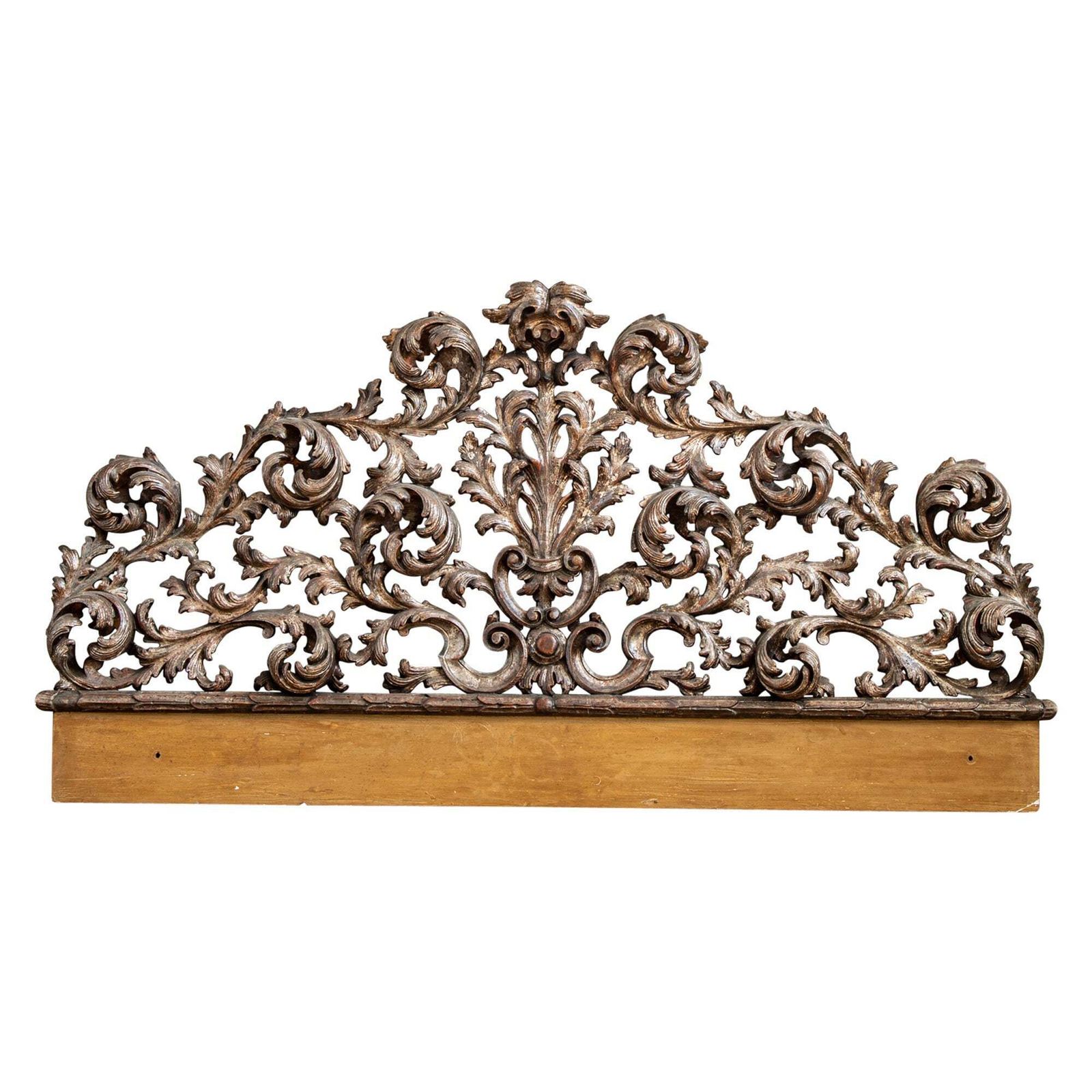 Large Early 20th Century Rococo Headboard
