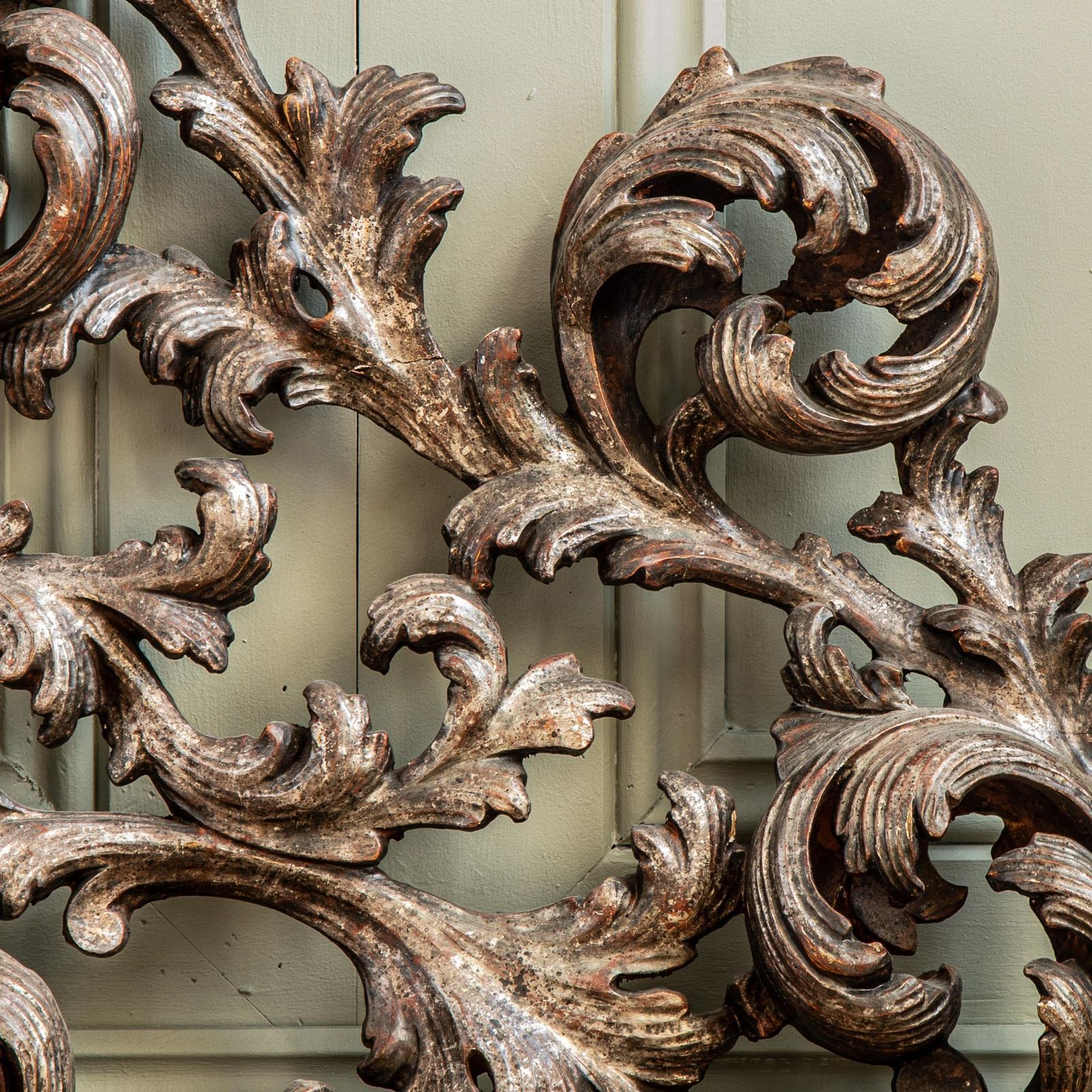 Large Early 20th Century Rococo Headboard photo Furniture