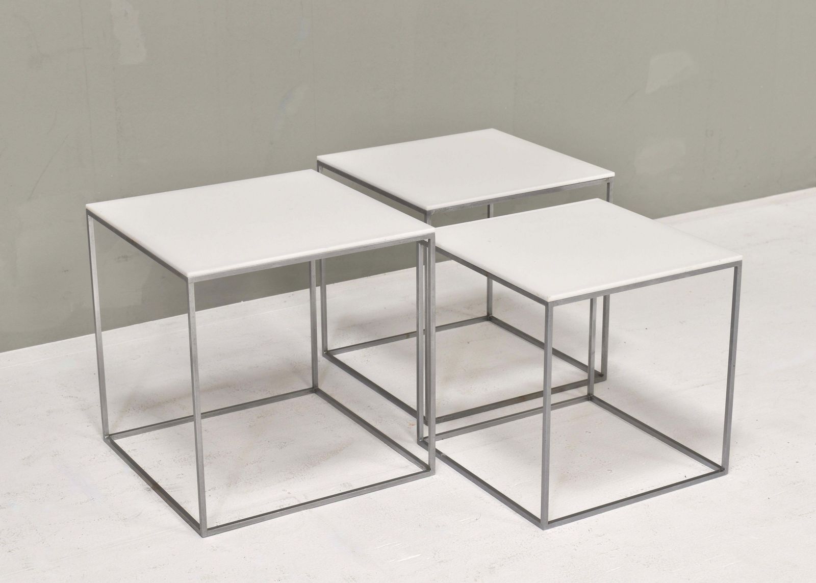 Poul Kjaerholm Pk71 Nesting Tables For E. Kold Christensen – Denmark, 1950 60 photo furniture