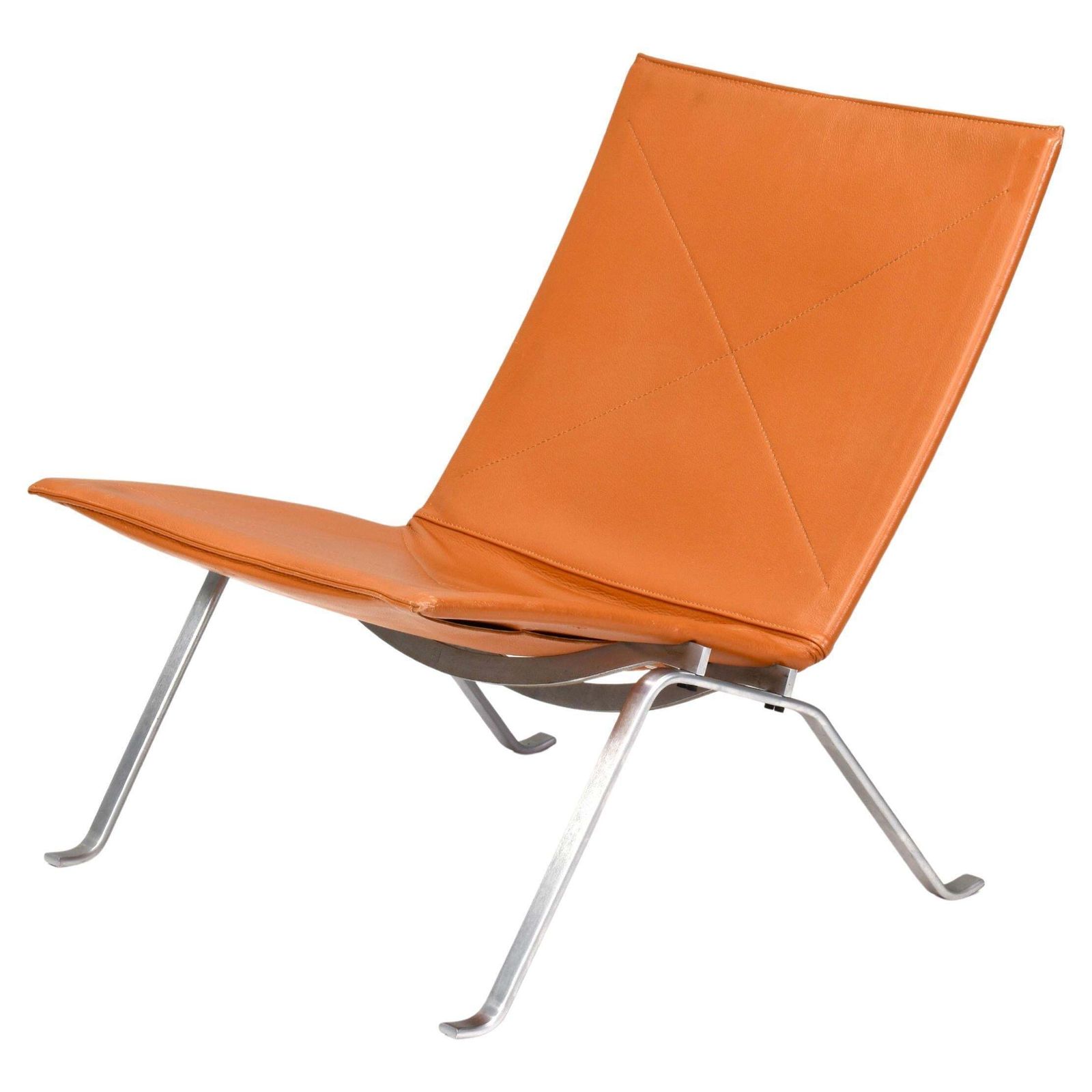 E. Kold Christensen Pk22 Lounge Chair By Poul Kjaerholm 1st Ed.Denmark   1960s