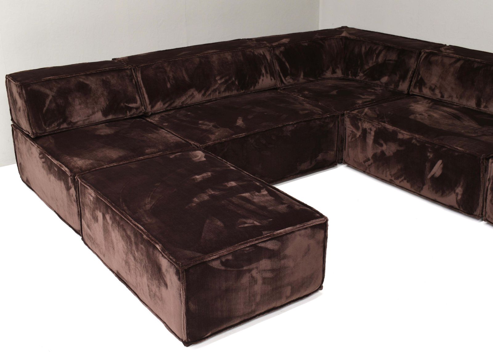 photo for sale Large Cor Trio Sectional Sofa, Germany / Switzerland 1972  New Velvet Upholstery