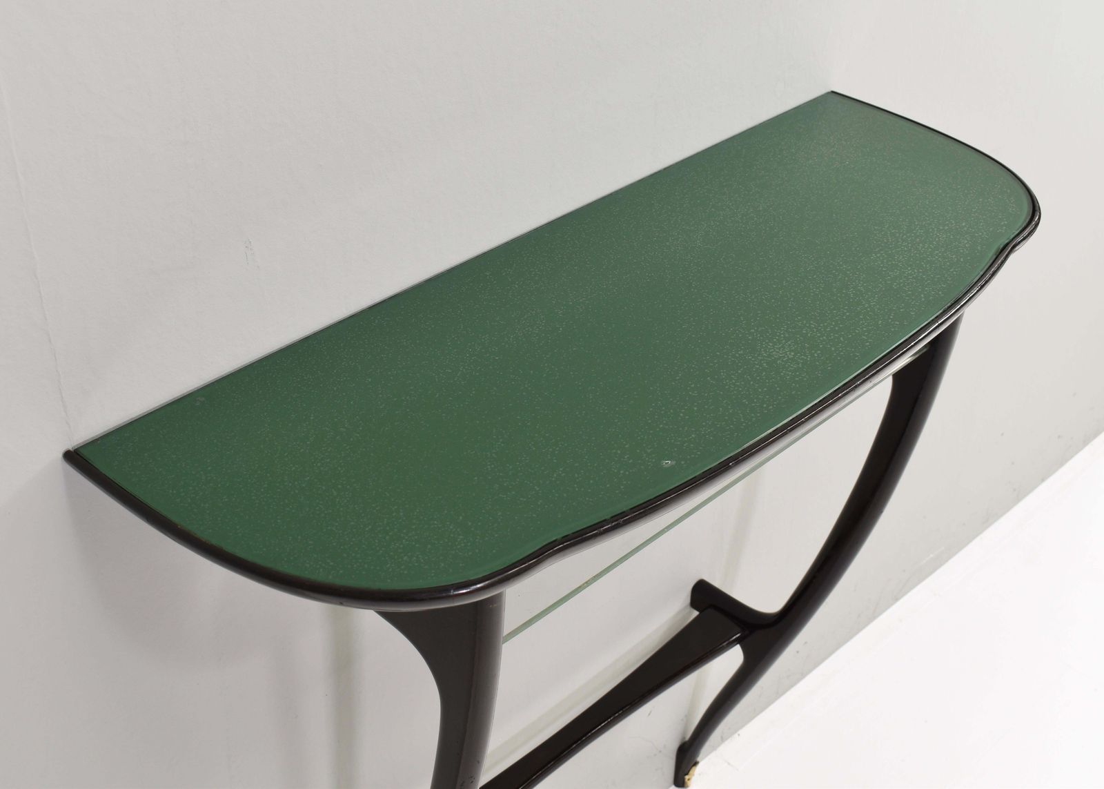 photo furniture Console Table By Or In The Style Of Ico Parisi In Ebony And Glass   Italy, 1950s