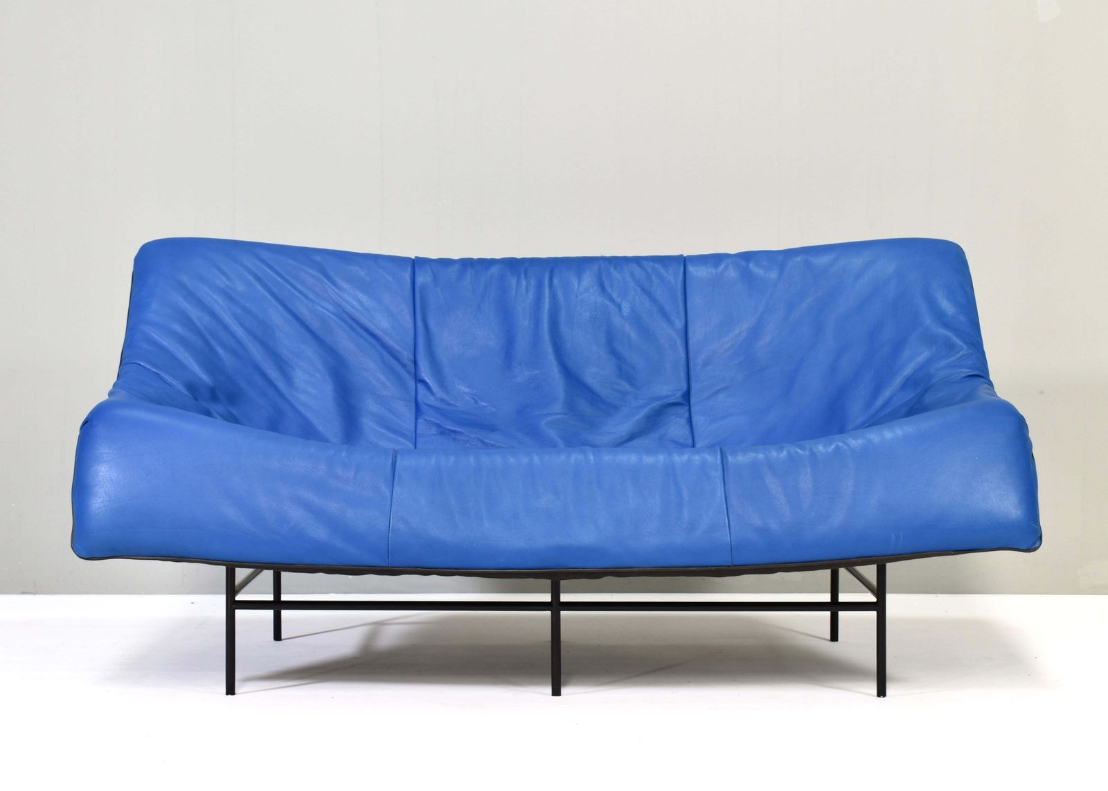 Butterfly Sofa In Leather By Gerard Van Den Berg For Montis, Netherlands, 1980's photo Furniture