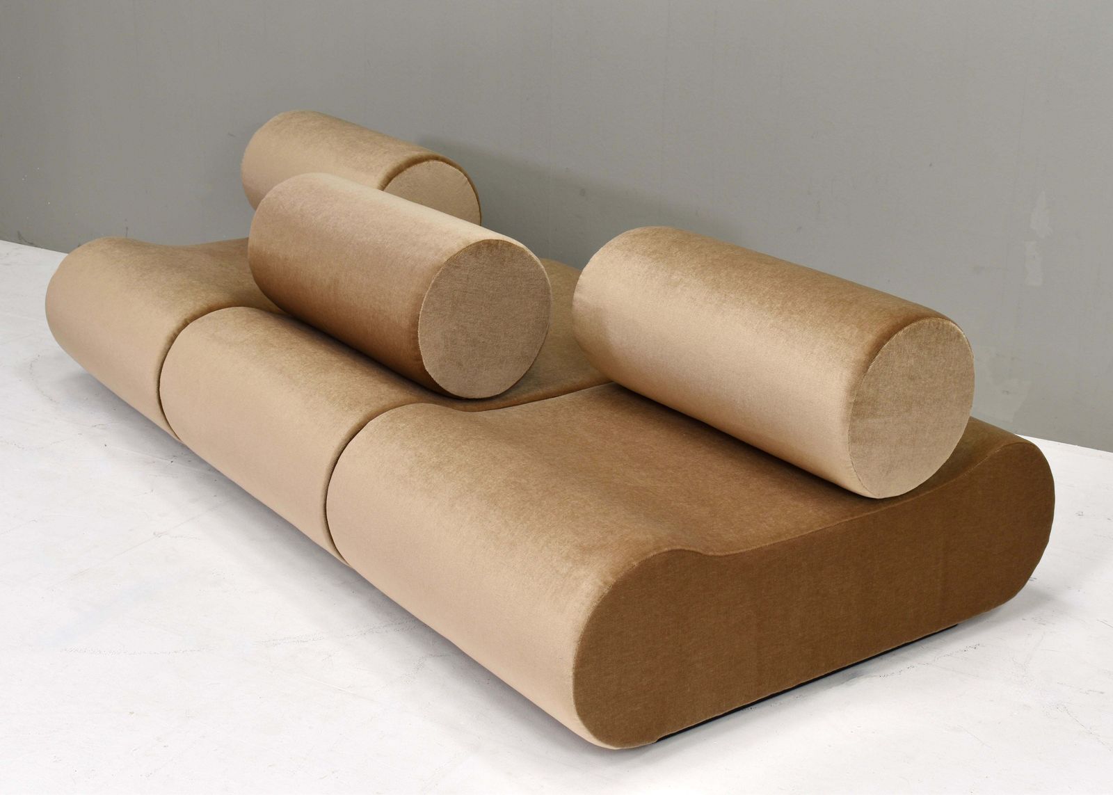 Klaus Uredat ‘Corbi’ Sofa For Cor In New Mohair Upholstery, Germany – 1969 photo Furniture
