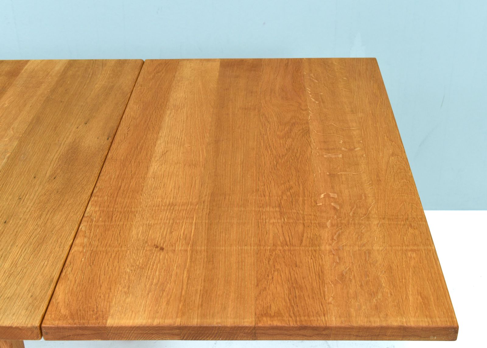 963.0 Scandinavian Drop Leaf Dining Table In Solid Oak, Scandinavia   Circa 1970 80 photo