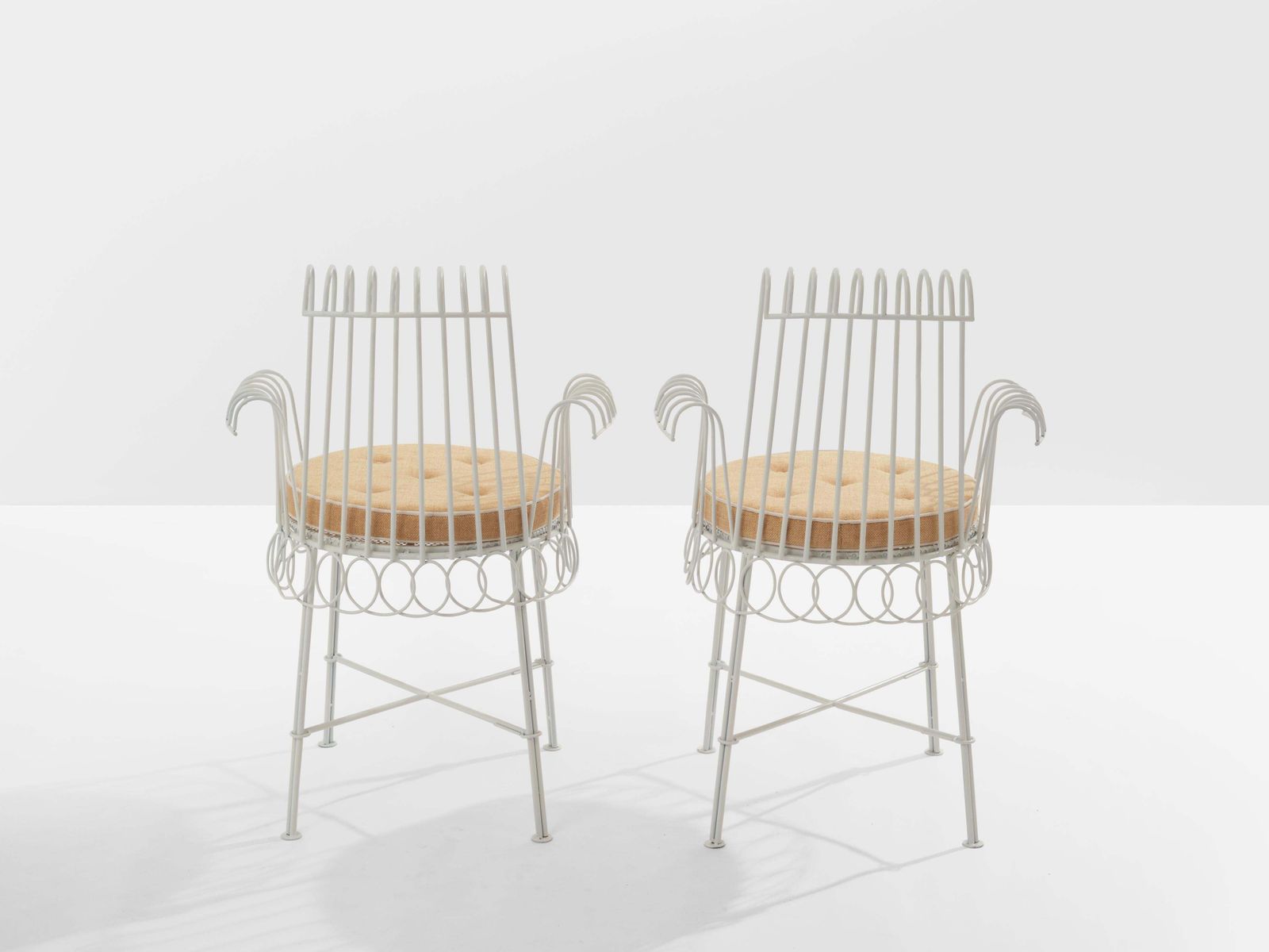 Paire de fauteuils Cap d'Ail Mathieu Matégot, années 1950 photo vintage
