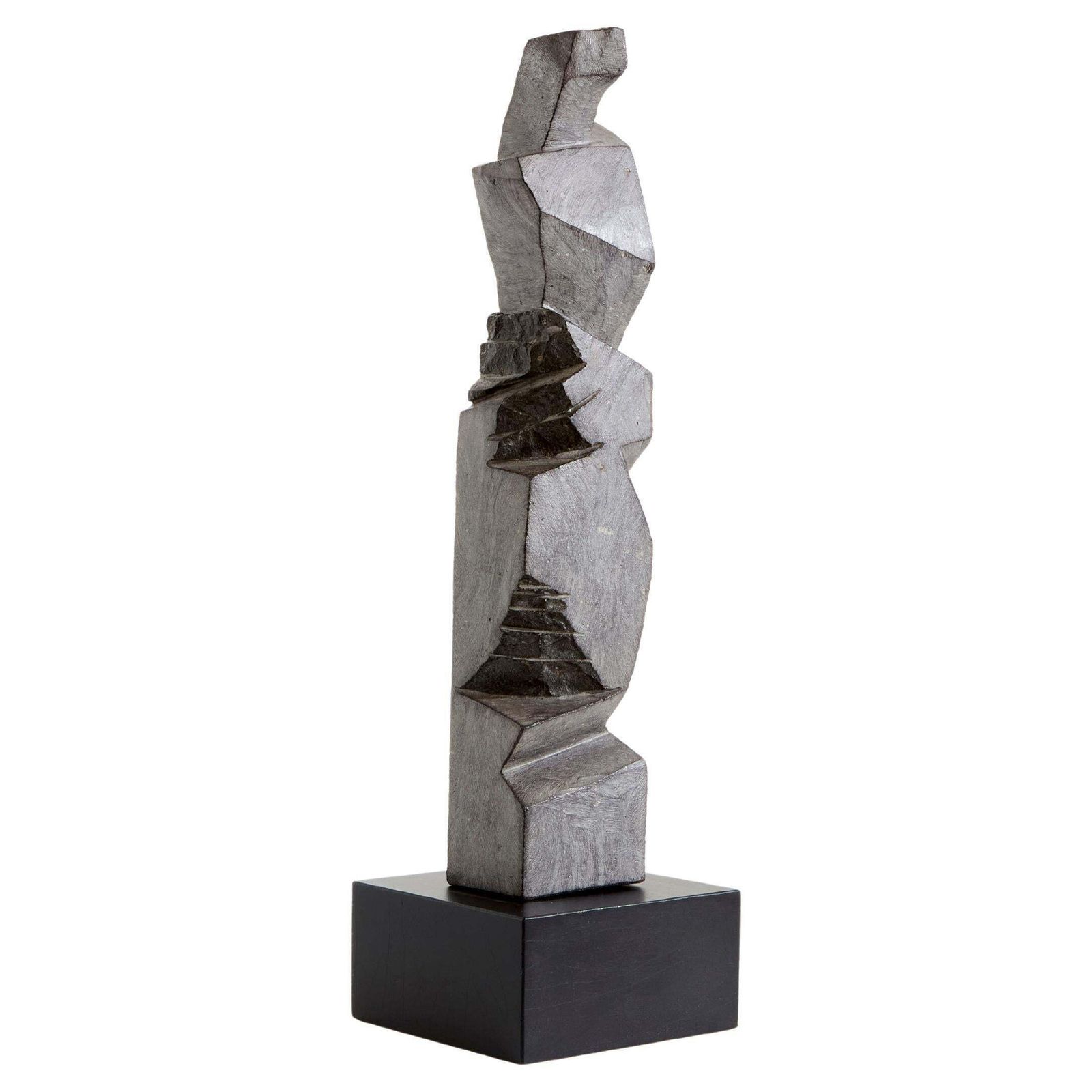 Sébastien Touret Brutalist Stone Totem Sculpture Circa 2010
