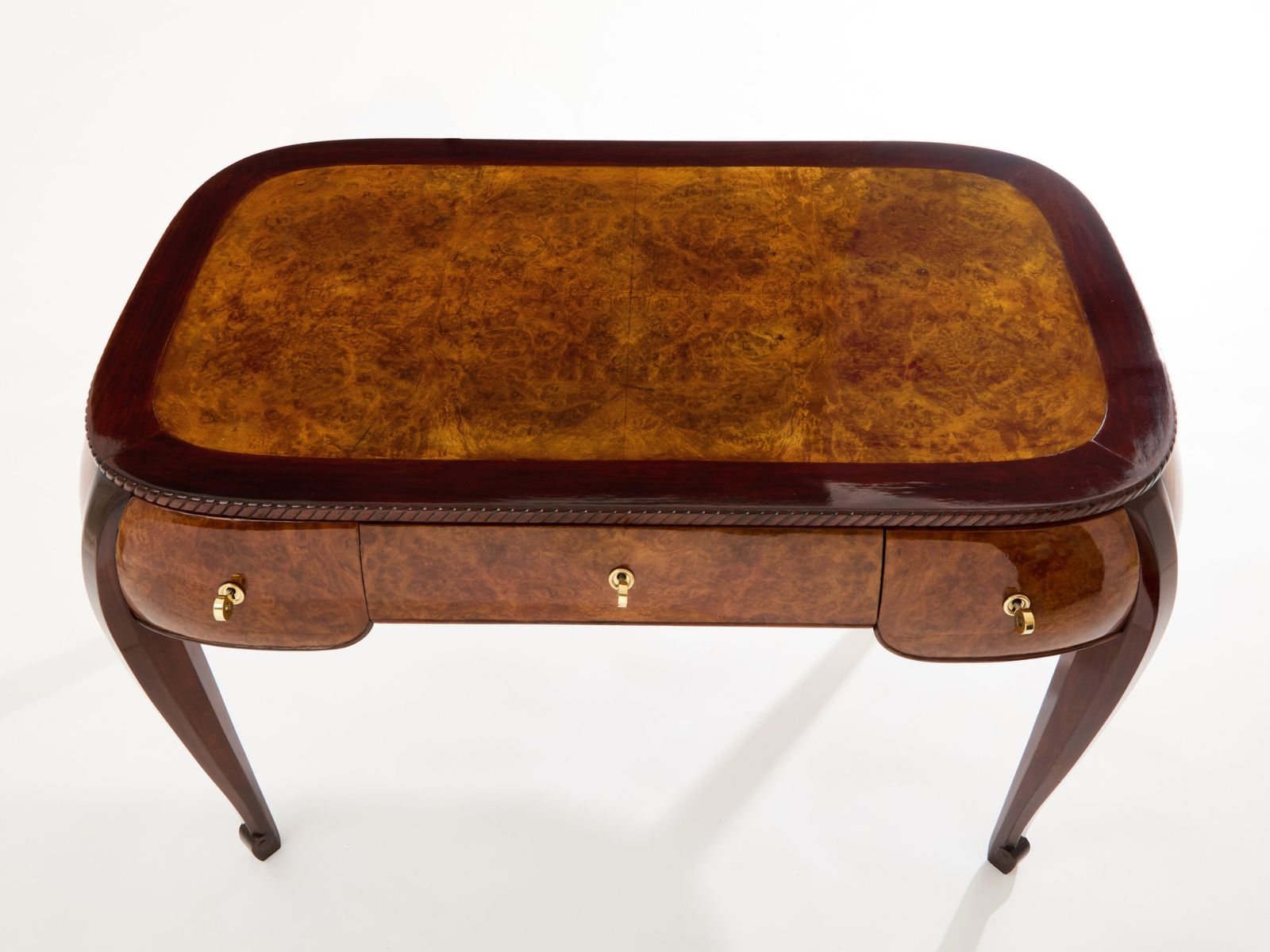 Süe & Mare Rosewood And Amboyna Burl Desk 1921 photo Furniture