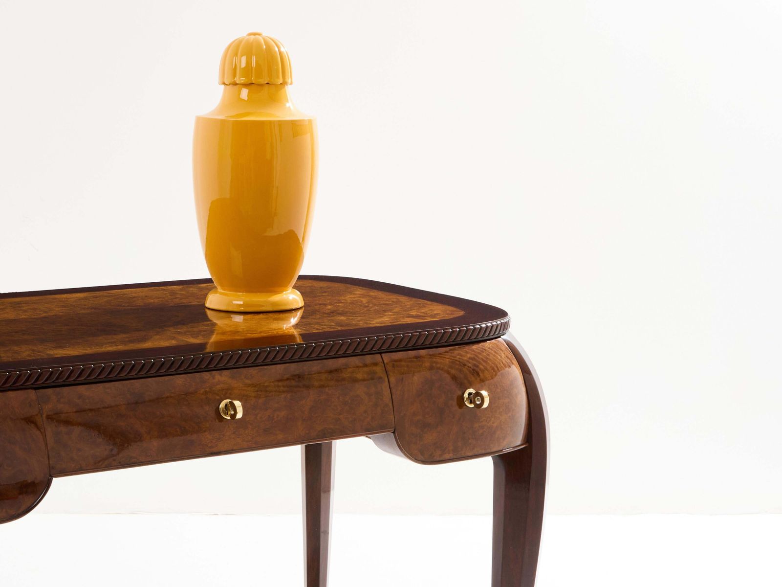 Mobilier Bureau Süe & Mare en palissandre et loupe d'amboine, 1921 photo