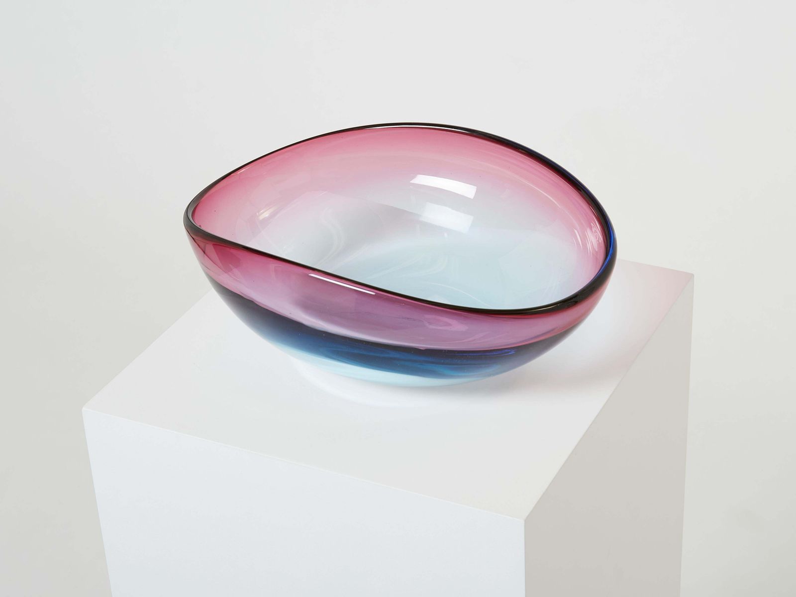 Coupe de centre de table Flavio Poli en verre de Murano pour Seguso, 1960 photo 3224.0