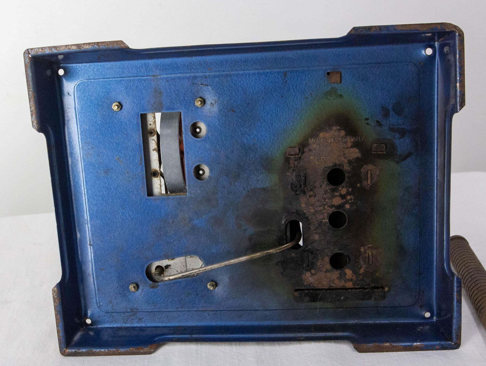 photo vinterior German Wilesco Metal Sheet Steam Engine Children Toy, Circa 1960