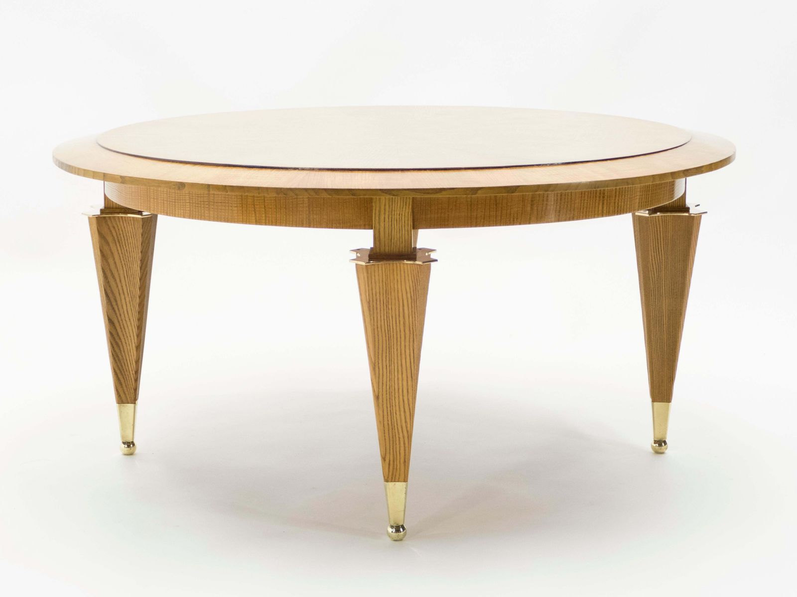 Table basse André Arbus en bois de frêne néoclassique, années 1940 photo furniture