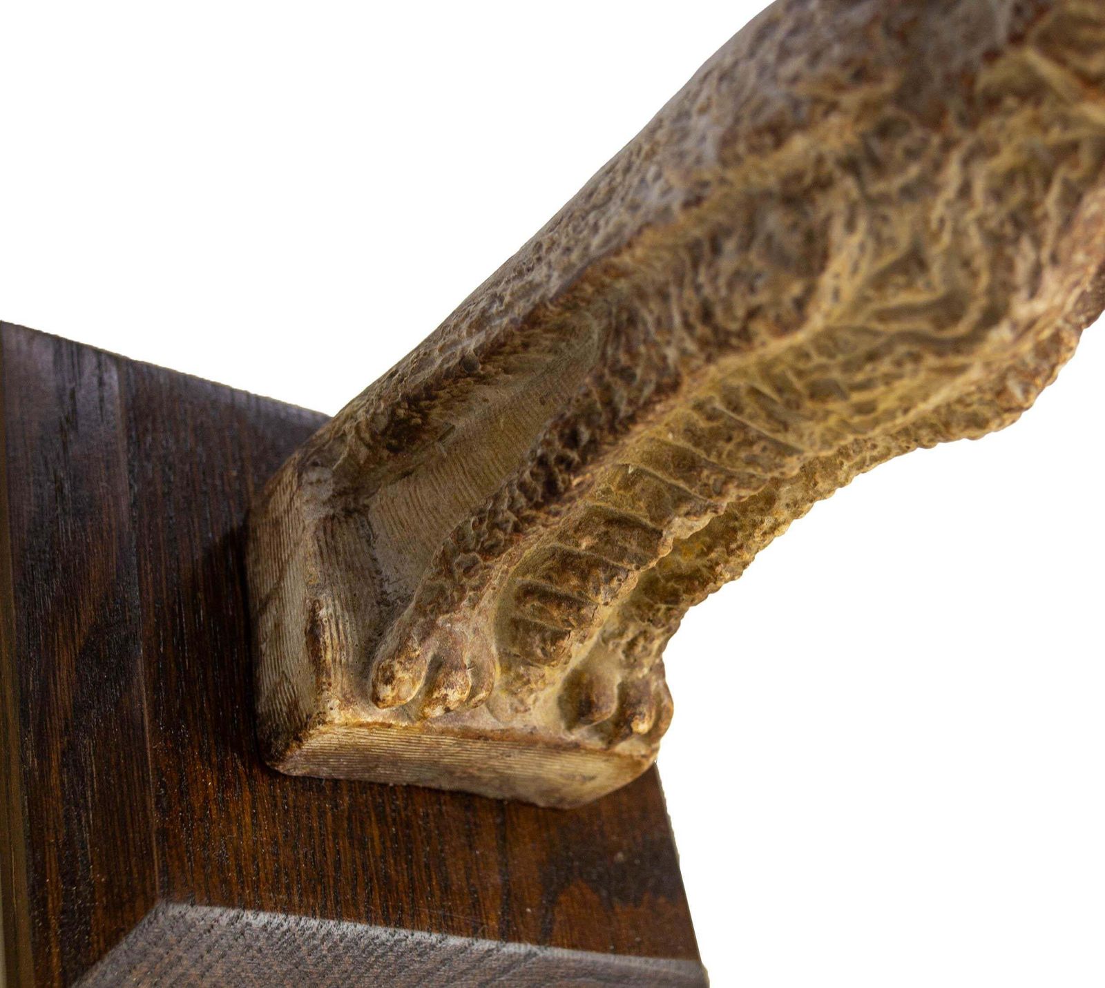 photo furniture French Stuc Pair Of Winged Gargoyle Sconces Circa 1890