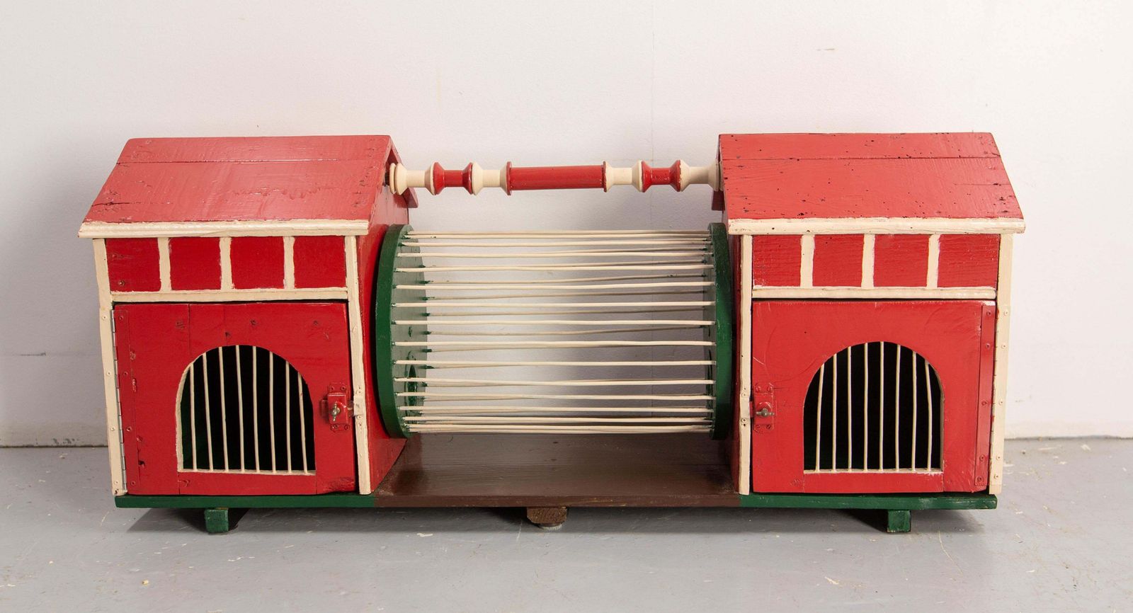 French Painted Garden House For Gerbils Or Small Pets Circa 1970 photo furniture