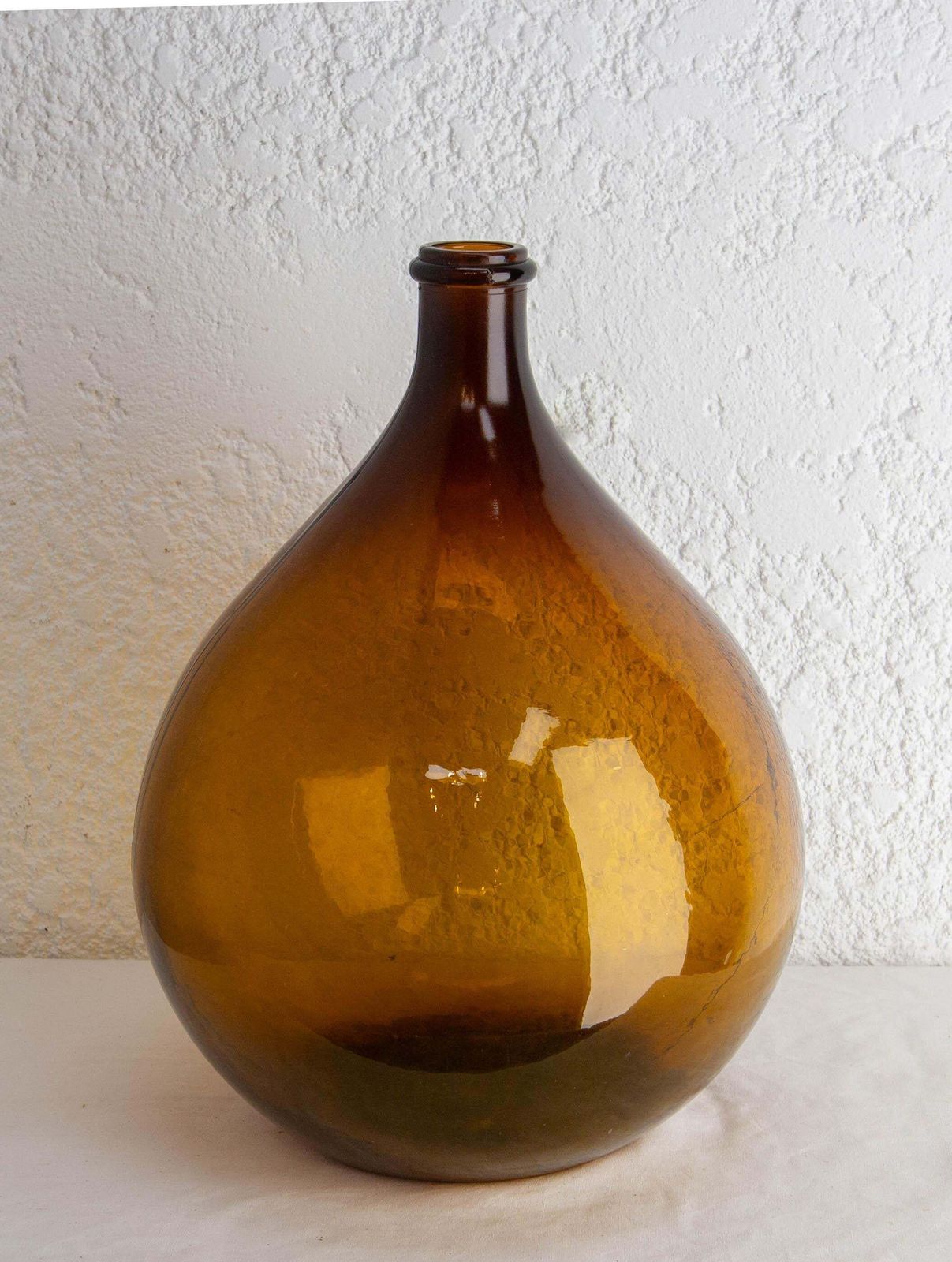Vintage Amber Glass 20 L Bottle Demijohns Lady Jeanne Or Carboy photo furniture