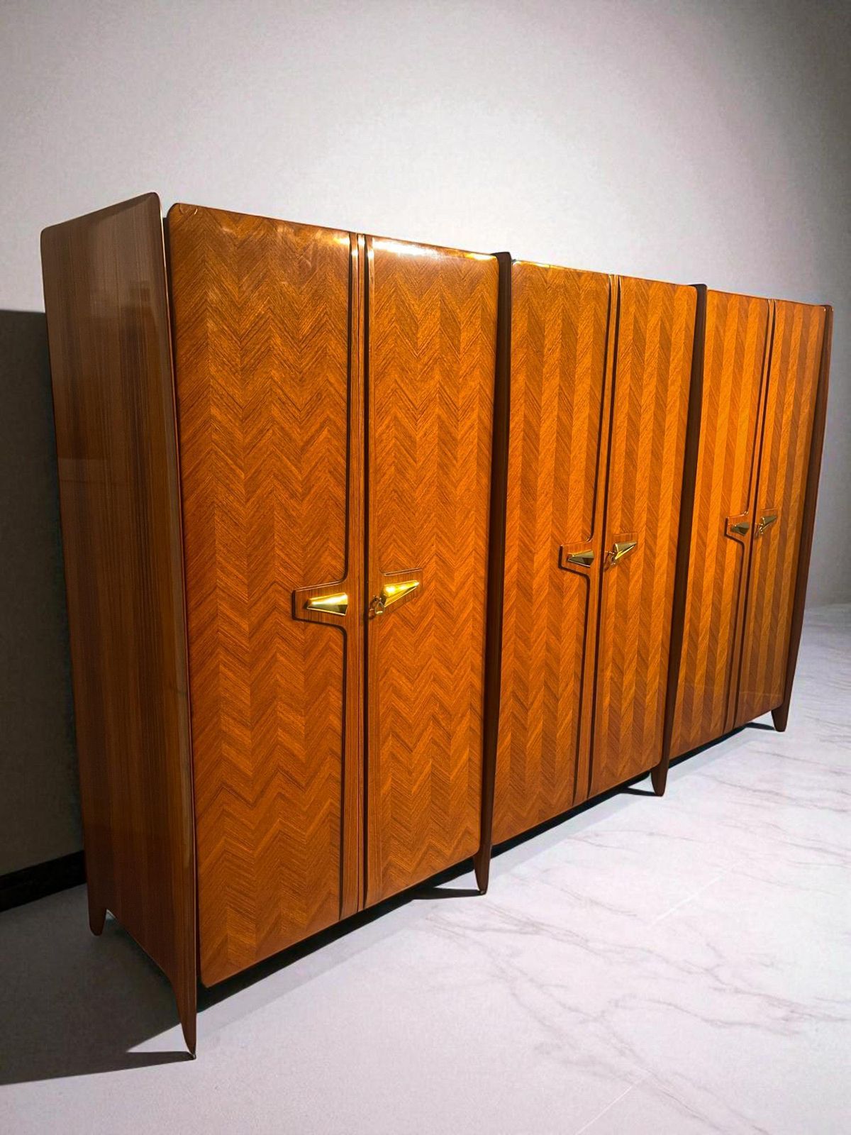 Italian Mid Century Wardrobe Or Armoire By La Permanente Mobili Cantù, 1950s photo Furniture