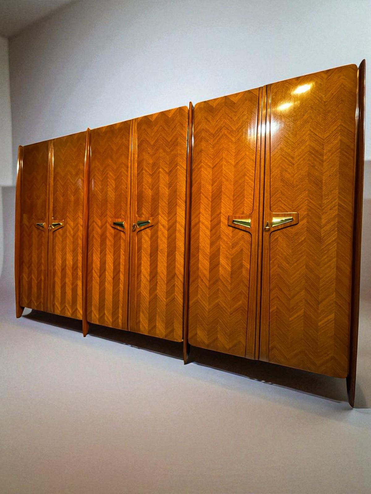 7799.0 Italian Mid Century Wardrobe Or Armoire By La Permanente Mobili Cantù, 1950s photo