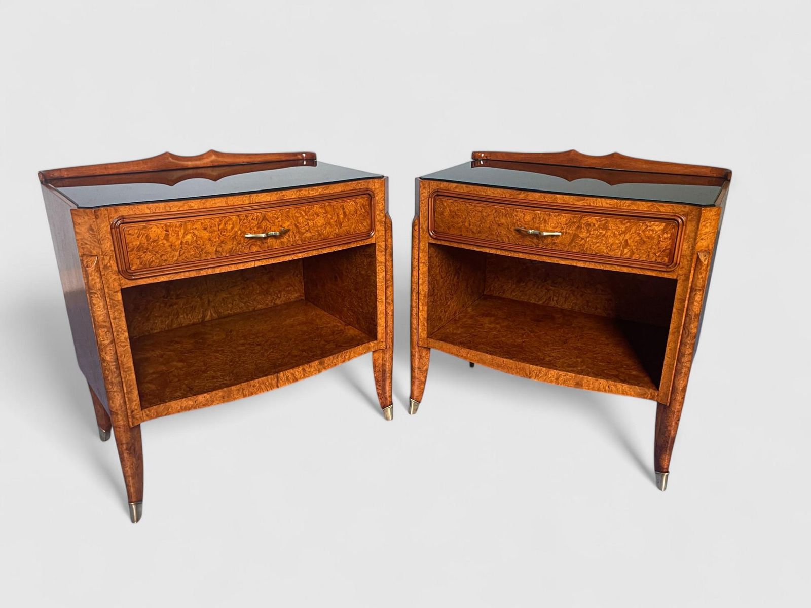 Italian Mid Century Night Stands, Set Of 2, Attributed To Paolo Buffa, 1950s photo Furniture