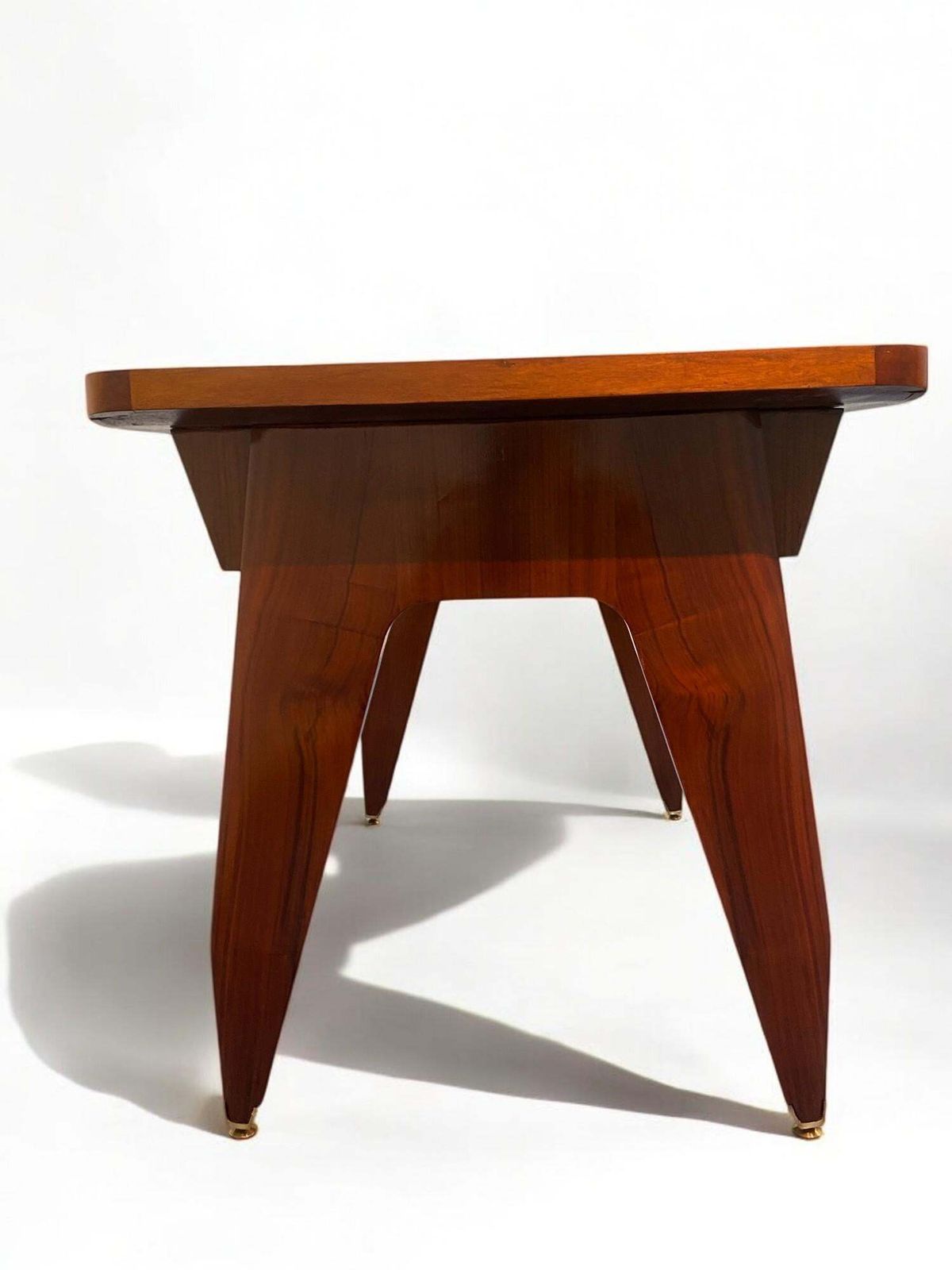 Italian Mid Century Sculptural Desk Table Designed By Vittorio Dassi In 1950s photo vinterior