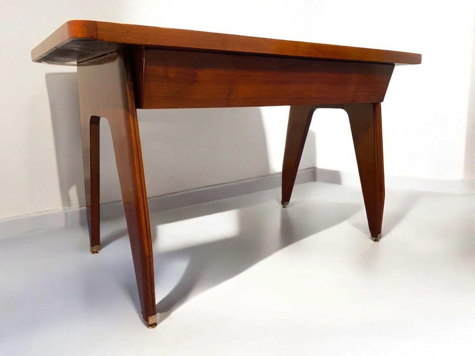 3814.0 Italian Mid Century Sculptural Desk Table Designed By Vittorio Dassi In 1950s photo