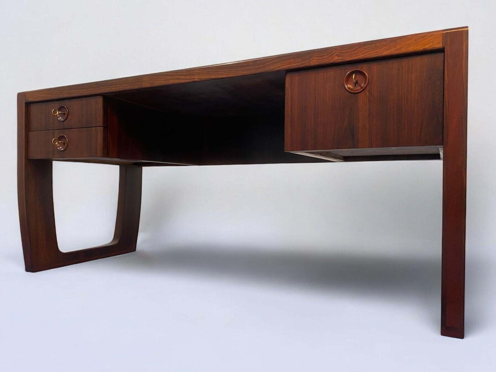 Italian Mid Century Executive Table Desk Designed By Paolo Buffa In 1950s photo buy