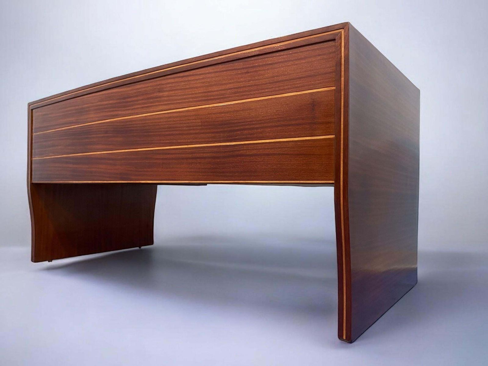 photo vinterior Italian Mid Century Executive Table Desk  Designed By Osvaldo Borsani, 1940