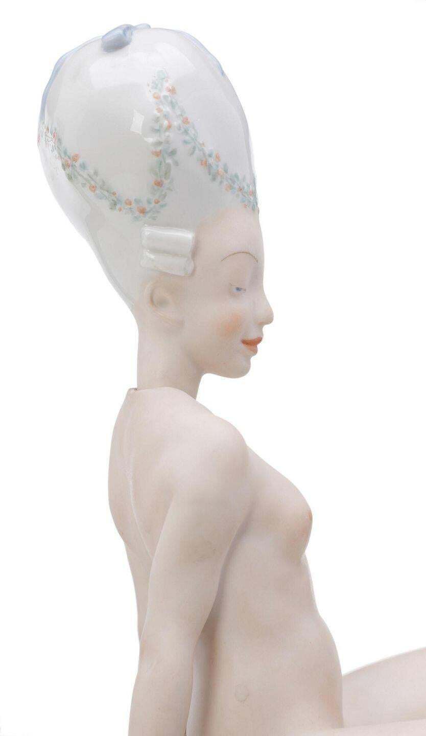 Gerhard Henning For Royal Copenhagen. Porcelain Bobblehead Doll ‘Ane Mari’ photo buy