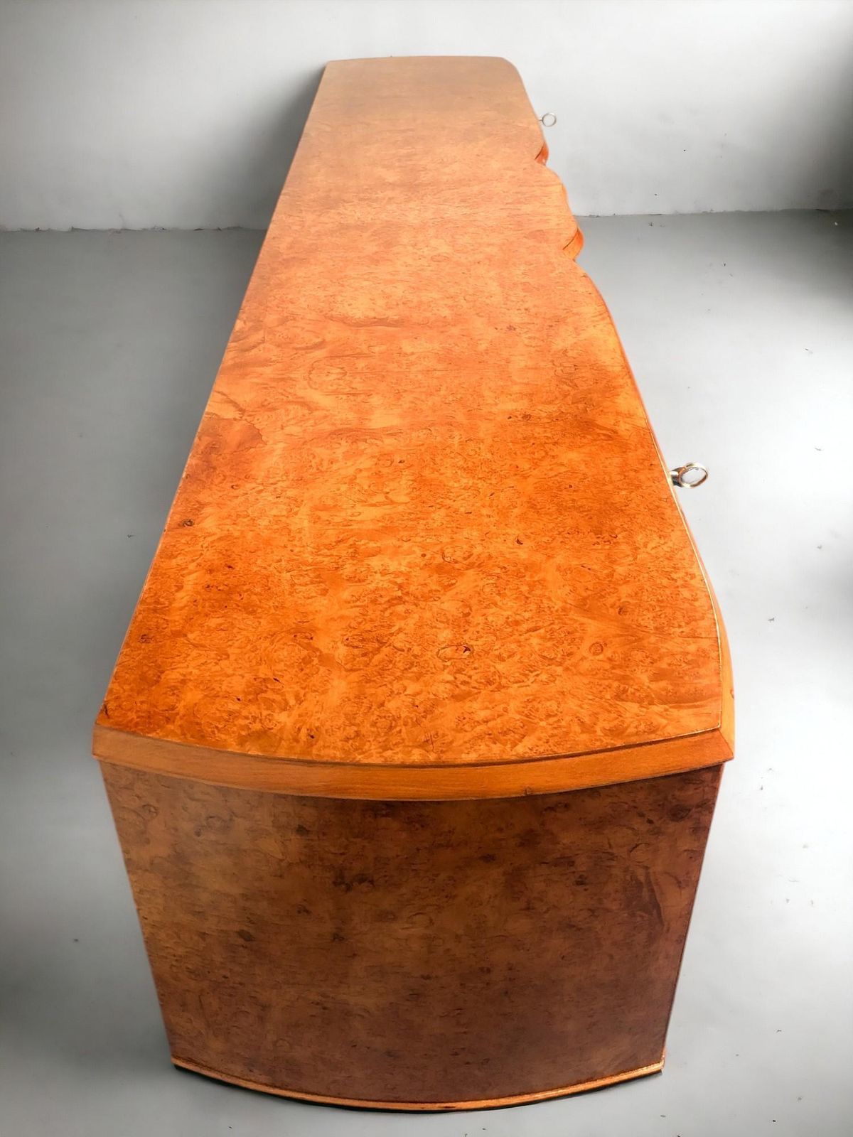 5574.0 Italian Mid Century Sideboard Honey Color In Birch Wood, 1950s photo