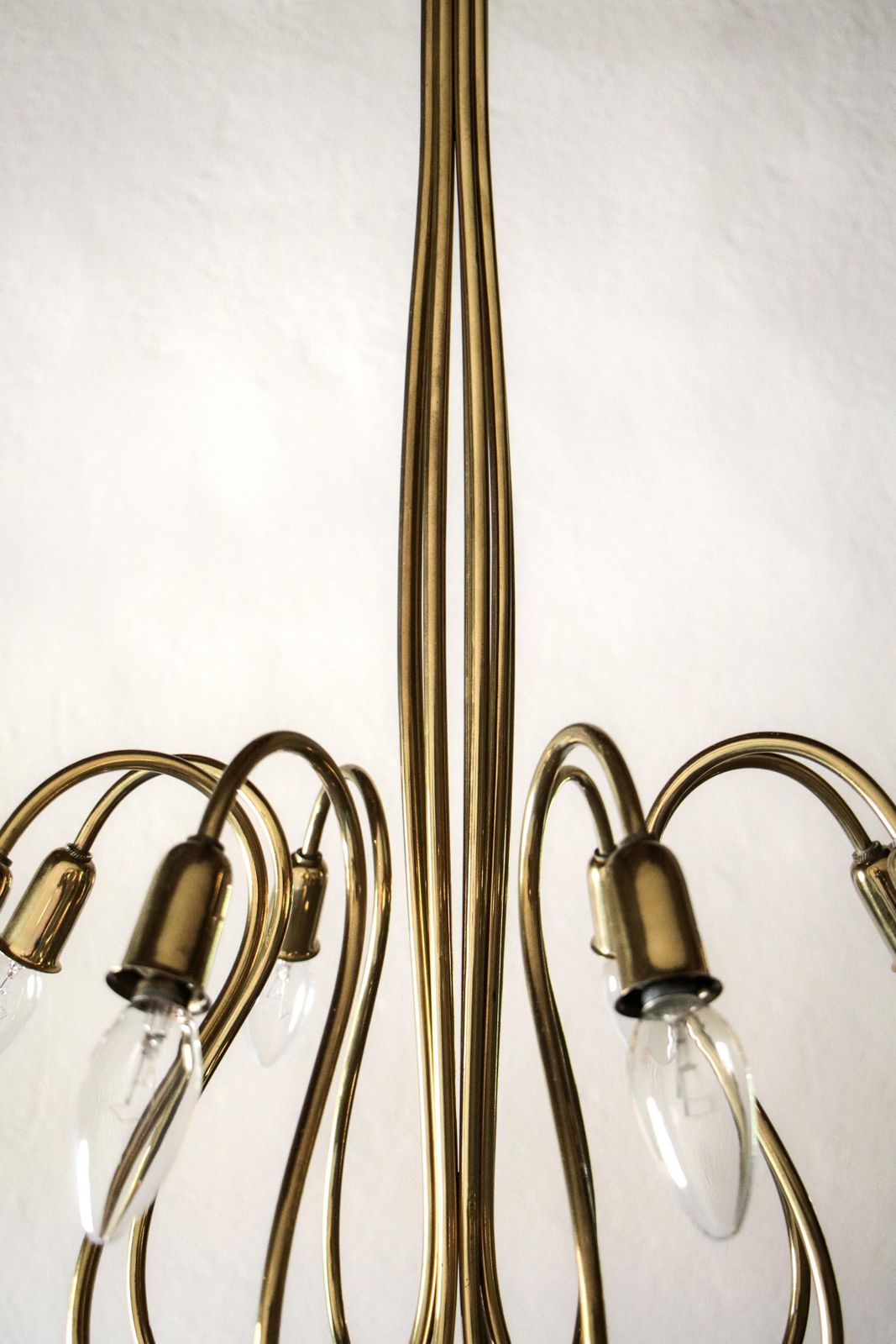 photo furniture Austrian Mid Century Octopus Chandelier Attributed To J.T. Kalmar, 1950s
