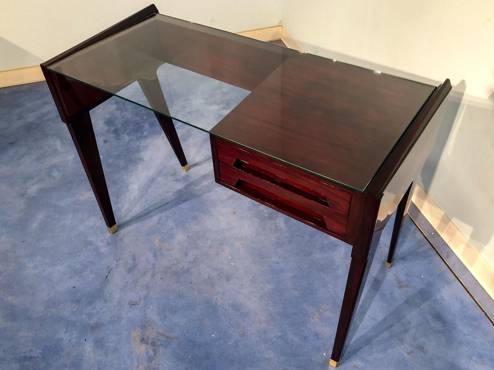Italian Mid Century Modern  Petitetable Desk Designed By Vittorio Dassi, 1950s photo furniture